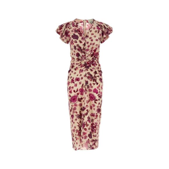 Isabel Marant Women Printed Stretch Silk Terenae Dress